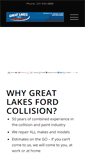 Mobile Screenshot of greatlakesfordcollision.com